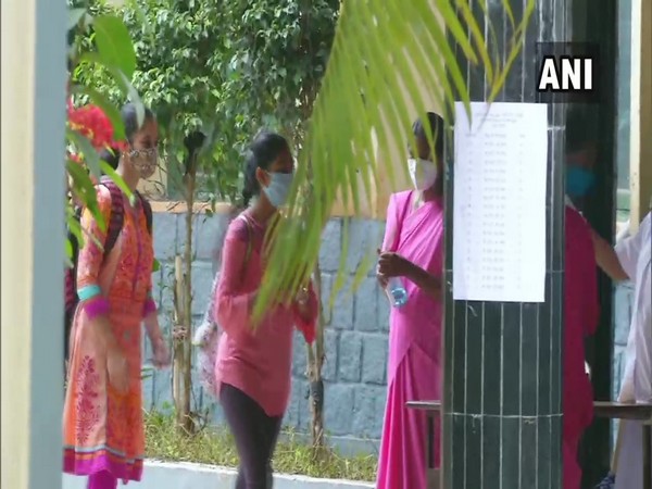 Karnataka: Students appear for CET exams in Shivamogga 