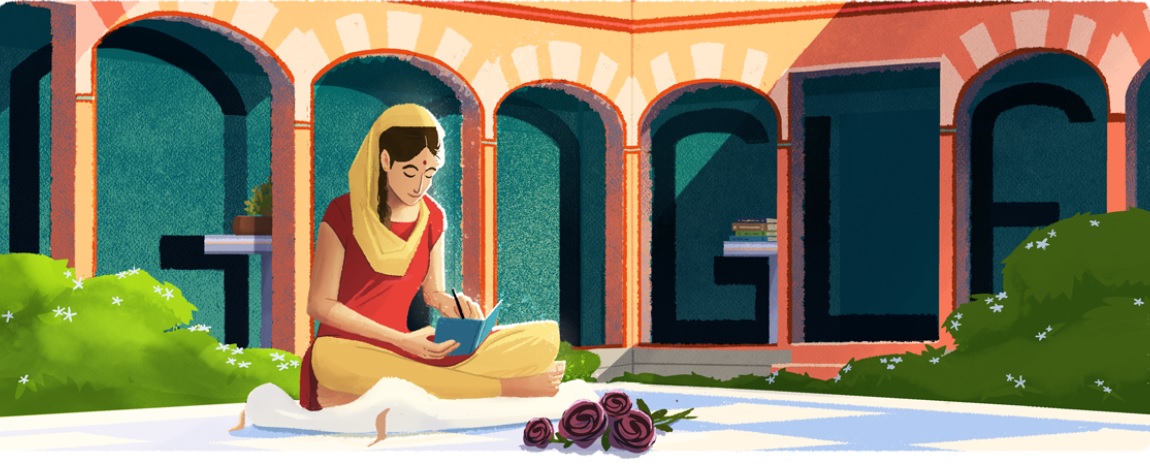 Google doodle on Amrita Pritam on her 100th birthday!