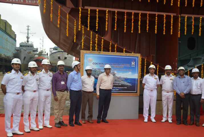 Keel laying of first warship of Anti-Submarine Warfare Shallow Craft project at Kochi