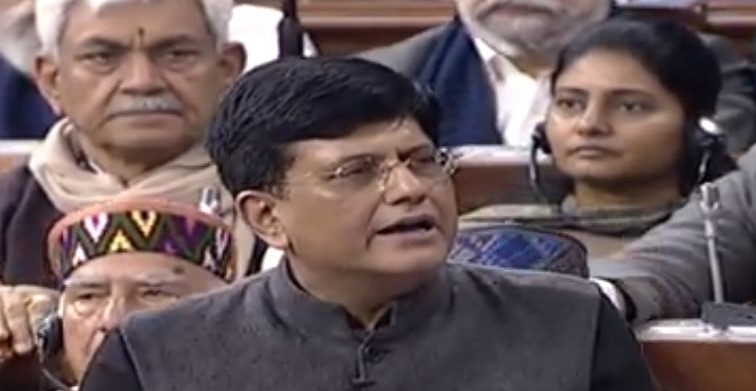 All parties of Northeast voted in favour of Citizenship Bill in Rajya Sabha: Goyal