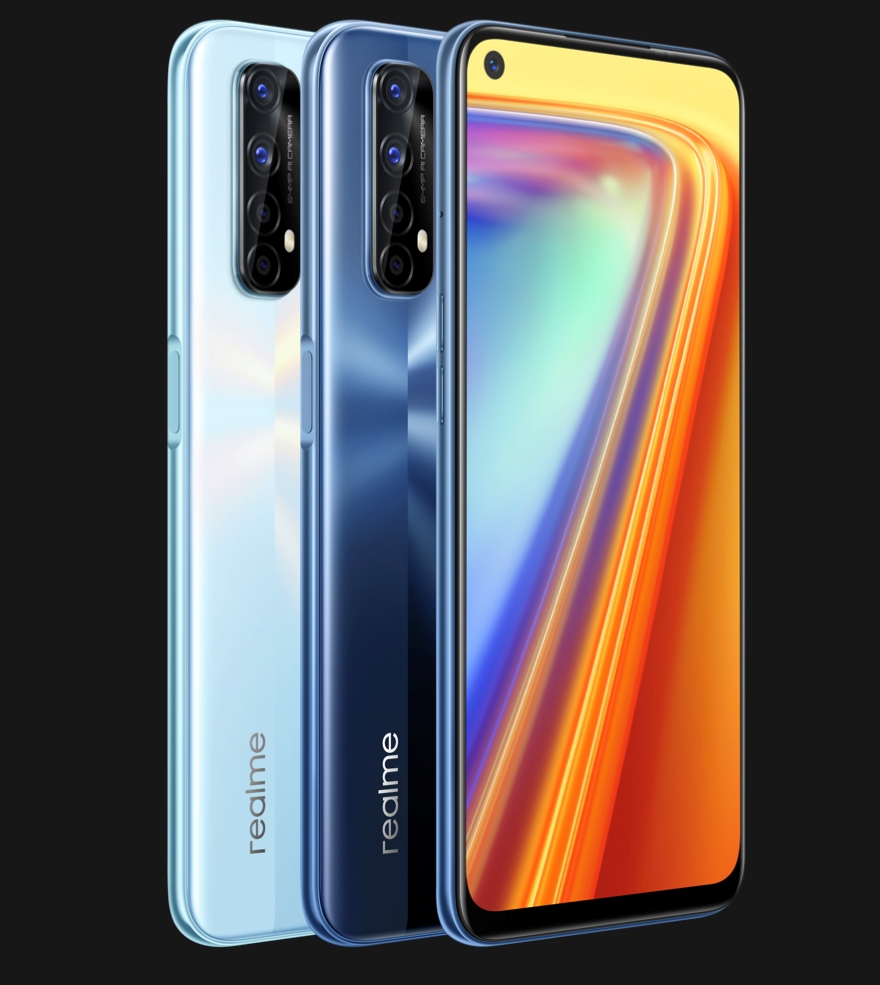 side fingerprint mobile realme