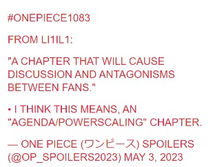 One Piece Chapter 1083 Release Date, Spoilers And Preview