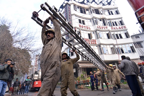 AAP govt orders inquiry into massive fire at Delhi's Hotel Arpit Palace