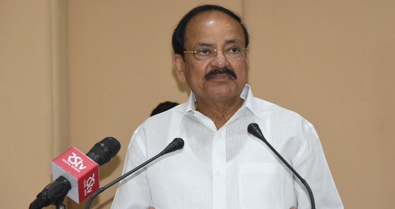 PM hails Naidu's witty one-lines as RS bids farewell to vice president
