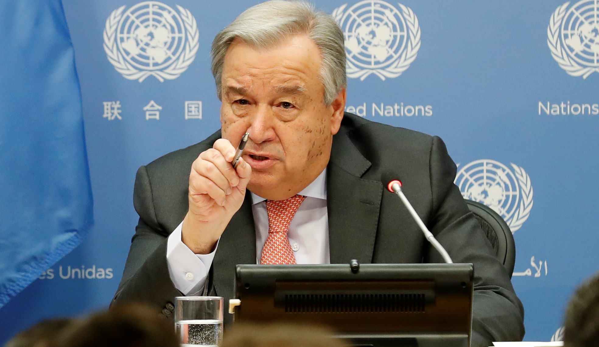 U.N. chief condemns tanker attacks, says facts must be established
