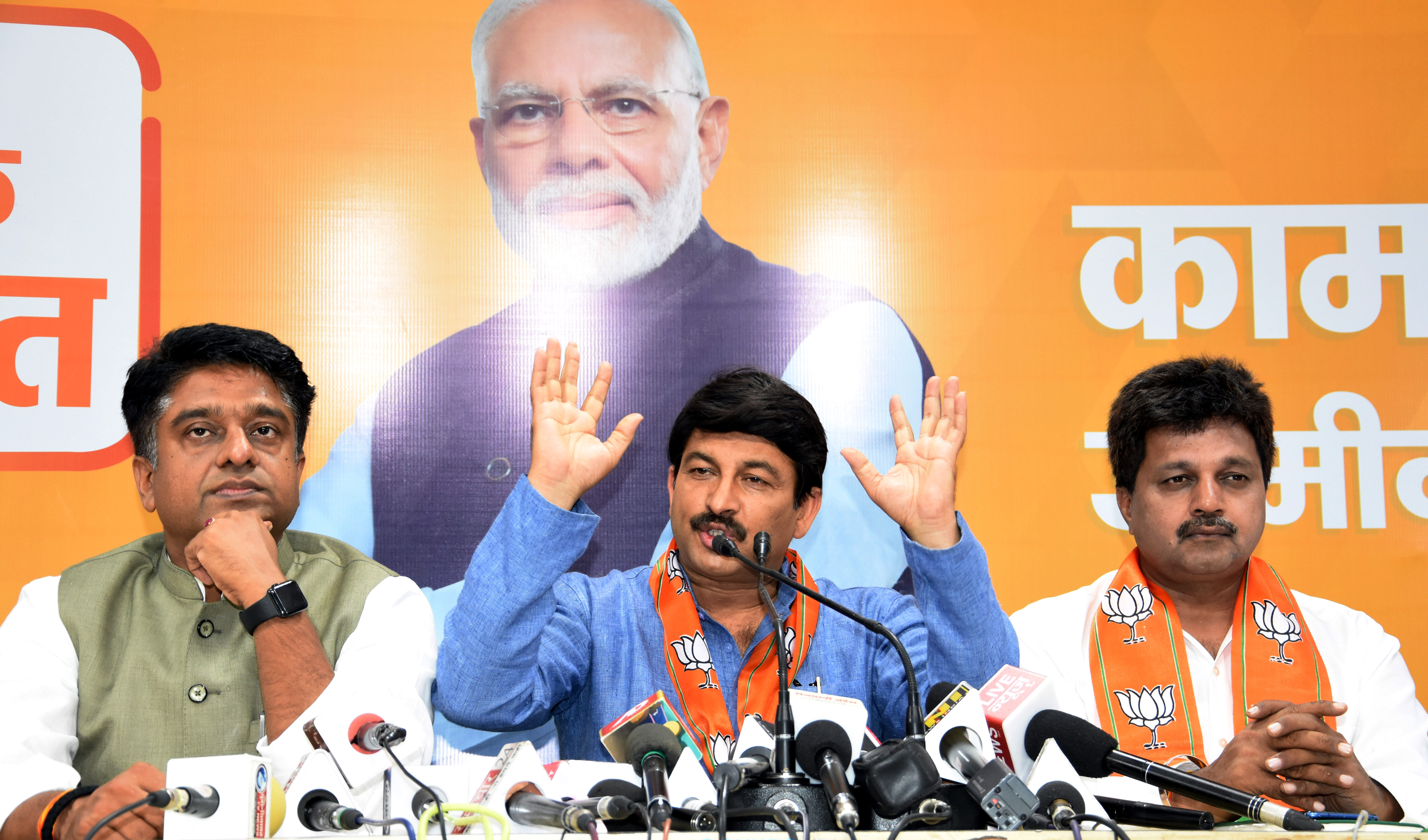 AAP MLA Haji Ishraq Khan meets Delhi BJP chief, dismisses 'rumour' of joining saffron party