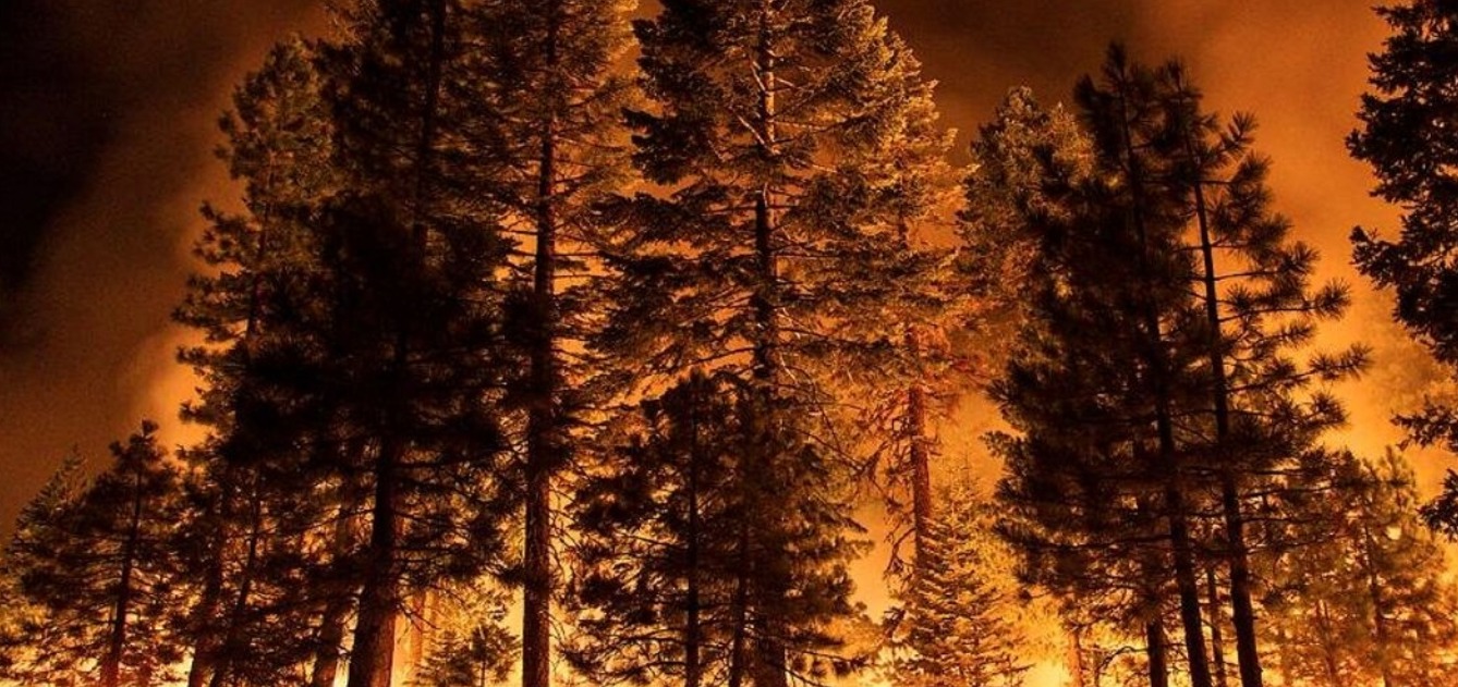 California fire approaches Lake Tahoe after mass evacuation