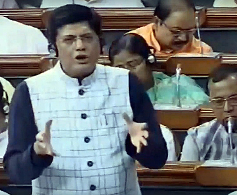 Goyal in LS: Not one coach manufactured in MCF, Rae Bareli, when we came to power in 2014; first coach made by August 2014
