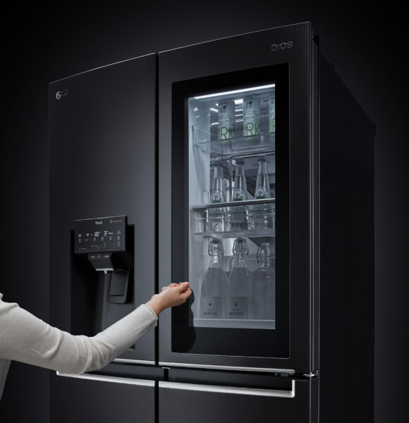 Lg fridge deals with clear door