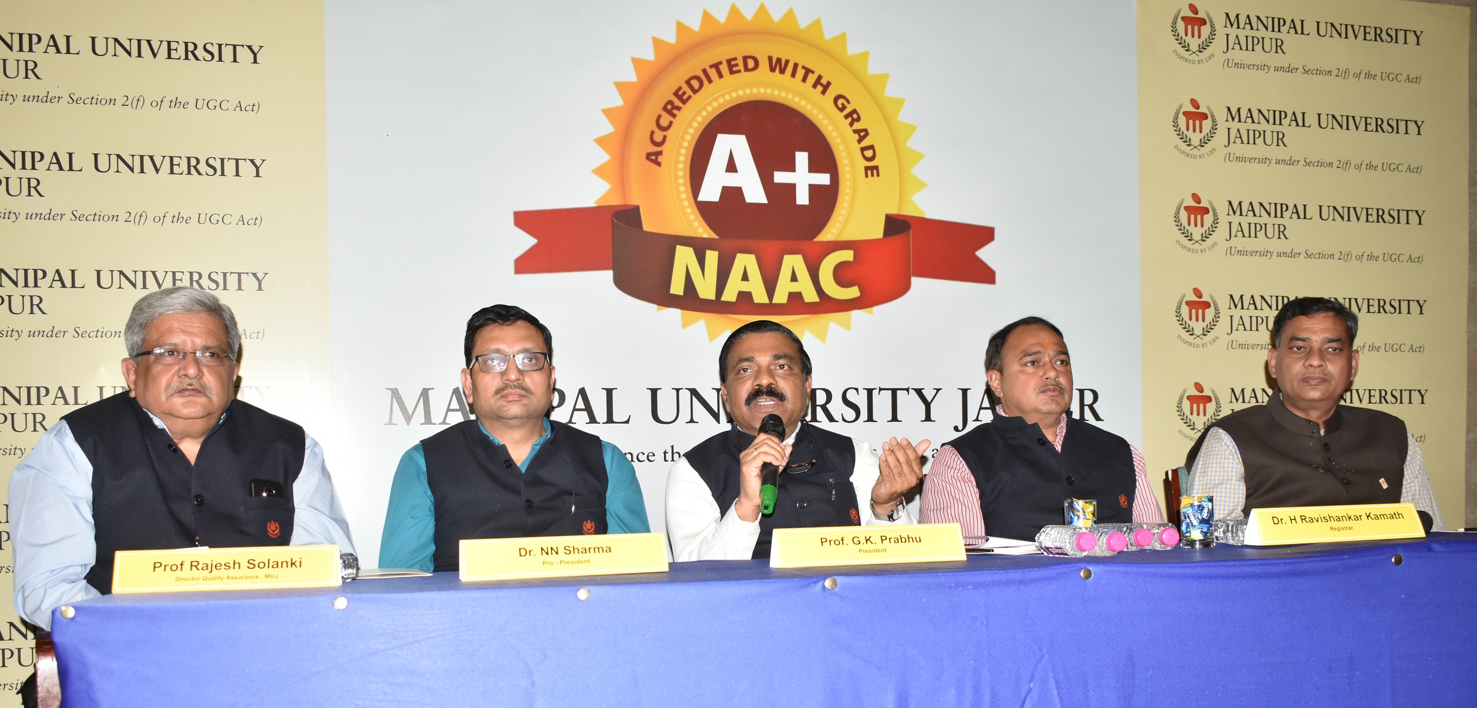 Manipal University Jaipur becomes dirst University in Rajasthan to receive NAAC A+ accreditation