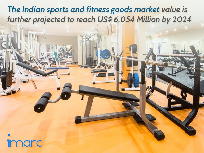 Indian sports and fitness goods market reached US$ 3,621 Million, to double by 2024